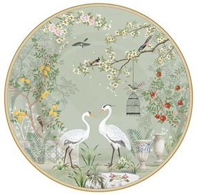 Vintage porcelán desszertes tányér Jardin de Reves