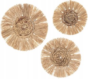 Fali dísz szett Kerek Boho medál