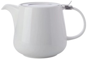 Basic fehér porcelán teáskanna szűrővel, 600 ml - Maxwell &amp; Williams