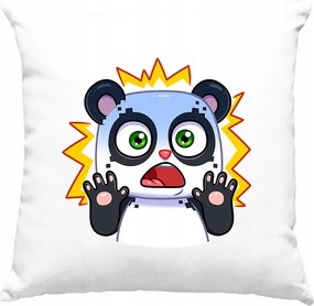 Panda vicces párna Micha 4 fehér