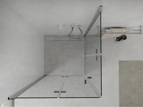 Mexen Lima DUO zuhanykabin 100x100 cm, átlátszó, króm, 856-100-100-02-00