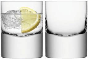 LSA International BORIS üvegpohár 250ml, áttetsző, 2 db készlet, LSA, kézzel készített