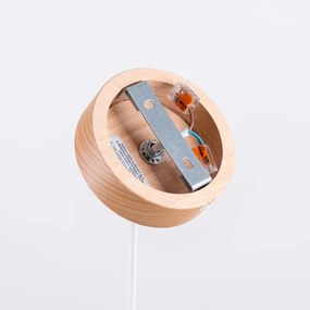 Sollux SL.1350 - Csillár zsinóron MARION 1xE27/15W/230V átm. 29,5 cm fehér