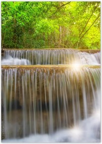 Poszterek A5 Pion Ázsiai tájkép Vízesés