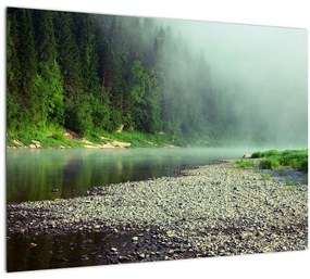 Kép - Folyó az erdőben (70x50 cm)