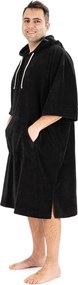Towee Surf poncho MONO fekete, 80 x 115 cm, 80 x 115 cm