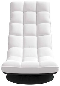 fehér szövet forgó padlószék 70x51x79 cm