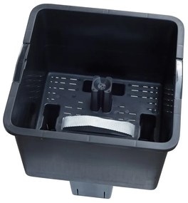 Plastia Berberis TRIO öntöző virágláda csokoládé, 117 cm