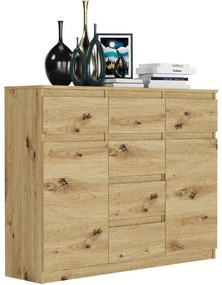 Design komód S-62D letisztult vonalvezetéssel - különböző színű kivitelben artisan