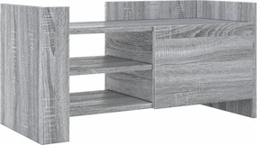 vidaXL szürke sonoma színű szerelt fa TV-szekrény 80 x 35 x 40 cm