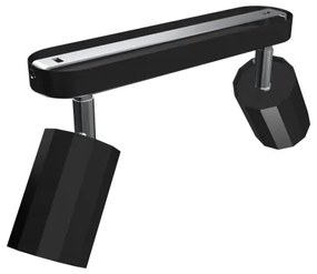 Spotlámpa BELLO 2xGU10/8W/230V fekete