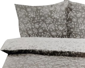 Pamut ágyneműhuzat Smukee 220x200 kétoldalas szürke kapor 063