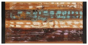 Tömör újrahasznosított fa dohányzóasztal 120 x 60 x 40 cm