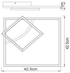 Globo 67245-40 - LED Felületre szerelhető csillár TINY LED/40W/230V