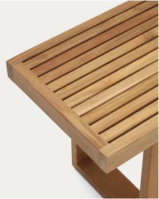 Natúr színű tömörfa kerti pad Canadell – Kave Home