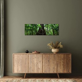 Kép - A fa gyökerei (órával) (90x30 cm)