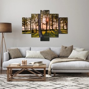 Fák a tó mellett képe (150x105 cm)