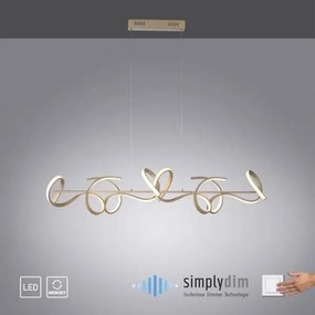 Leuchten Direkt 19033-60 - LED Dimmelhető csillár zsinóron CURLS LED/40,8W/230V