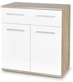 Lima komód, fehér / sonoma tölgy