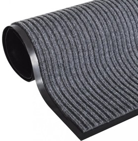 2 db szürke PVC lábtörlő 90 x 60 cm