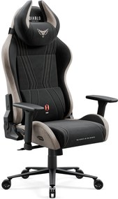 Gamer szék szövet Normal Size, fekete-bézs: Diablo X-Horn 2.0 Camel Black