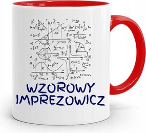 Bulizóknak Party Bögre Piros, fényképes nyomattal