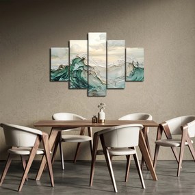 Kép - 3D tengeri absztrakció (150x105 cm)