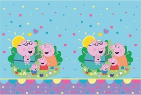 Peppa malac With Love műanyag asztalterítő 120x180 cm