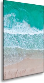 Vászonkép Tenger Hullámok Vízpart 50x80 cm Ajándéknak is tökéletes