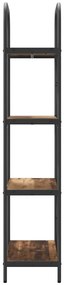 Könyvespolc Régi fa 60 x 30 x 146 cm Faanyag