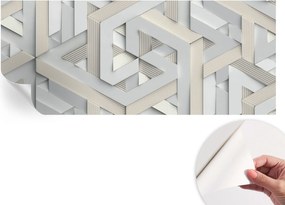 Fotótapéta Öntapadós tapéta a szobába Illuzórikus formák 250x104 cm