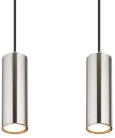 Globo 57911-4H - Csillár zsinóron ROBBY 4xGU10/35W/230V matt króm