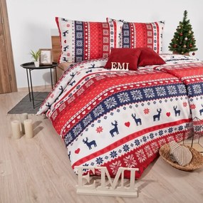 Karácsonyi ágyneműhuzat Scandinavia EMI, A standard egyszemélyes ágy szett tartalma: 1x 140x200 + 1x 70x90