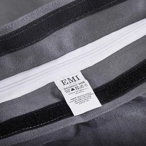 EMI szürke velúrszövet ülőzsák