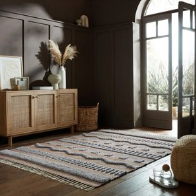 Világosszürke-natúr színű szőnyeg 160x230 cm Medina – Flair Rugs