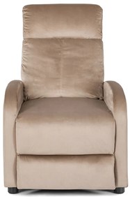 TV és Relaxfotel Bézs Bársony Kárpittal. DANNY