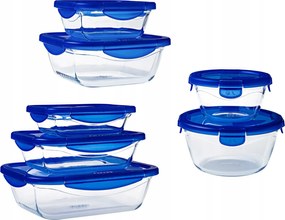 Uzsonnás doboz szett Pyrex Cook & Go 7 db-os