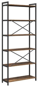 Könyvszekrény Régi fa 80 x 30 x 188 cm Faanyag