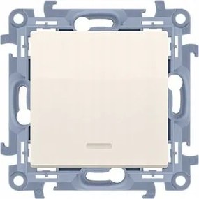 Simon 10 CW1L egykapcsolós kapcsoló, krémszínű