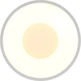 Globo 56964W Mennyezeti lámpa, matt fehér műanyag, ø: 150mm, M: 75mm, tartozék: LED 12W 230V, 2000lm forrás, 900lm kimenet, 3000K