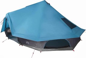 vidaXL Családi Tipi sátor Tipi tetővel Kék 680 x 430 x 270 cm