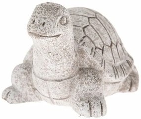 Kerti dekoráció Teknőc, beton, 11,5 x 7,5 x 8,5 cm, szürke