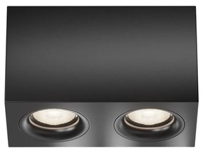 Maytoni C013CL-02B - Spotlámpa SLIM 2xGU10/50W/230V fekete