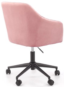 Rózsaszín irodai szék MARIBO VELVET