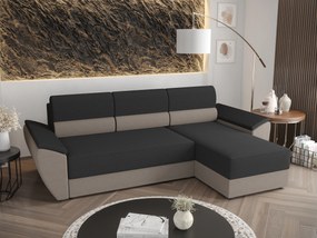 Sarok ülőgarnitúra Radiant L2 (sötétszürke + világos szürke) (J). Akció -16%. 1057449