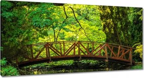 Festmények 115x55 Fa híd