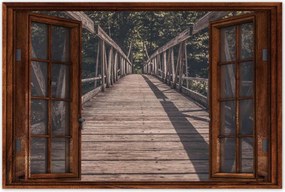 Poszterek 120x80 Fa híd