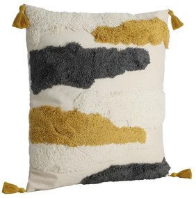 Eglo 420002 - Dekoratív párna CHEVERY 45x45 cm sárga/szürke