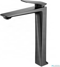 Mosdócsaptelep ELITE EDITION BS1910, mosdóra vagy pultra szerelhető, többféle színben, például matt fekete és króm kivitelben — 28 cm — Gunmetal szürke