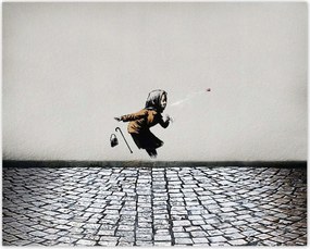 Poszterek 50x40 Banksy Nagymama Achoo Tüsszentés
